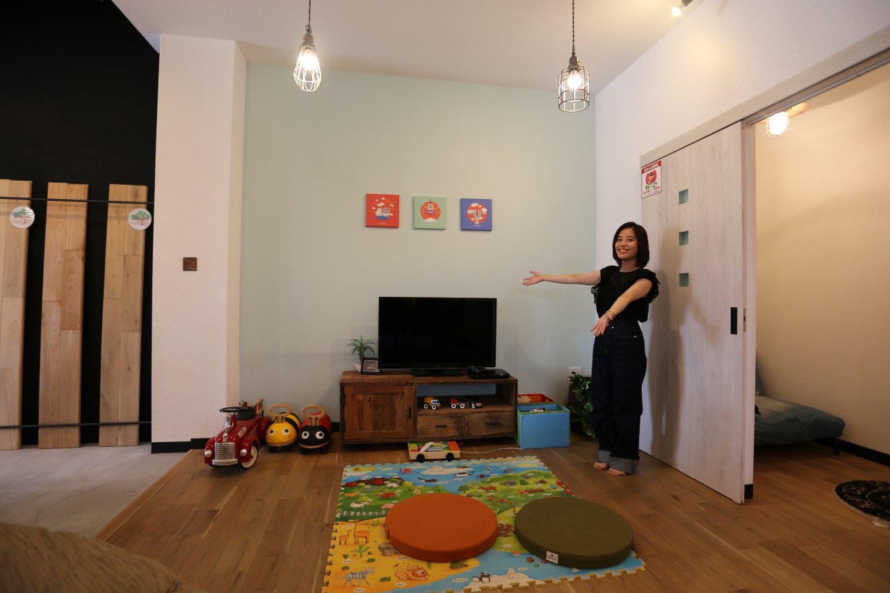 リノベ不動産|スリーエイト ショールーム2 お子様連れに嬉しいキッズスペース完備です!