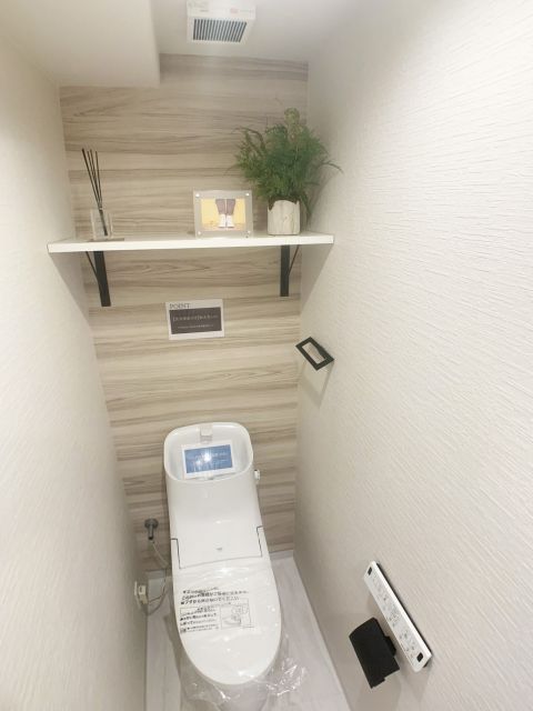 アクセントクロスがお洒落です