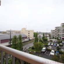 バルコニーからの眺望。
