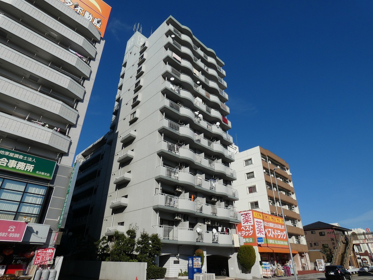 荘苑熱田 南向きで日当たりの良い環境です