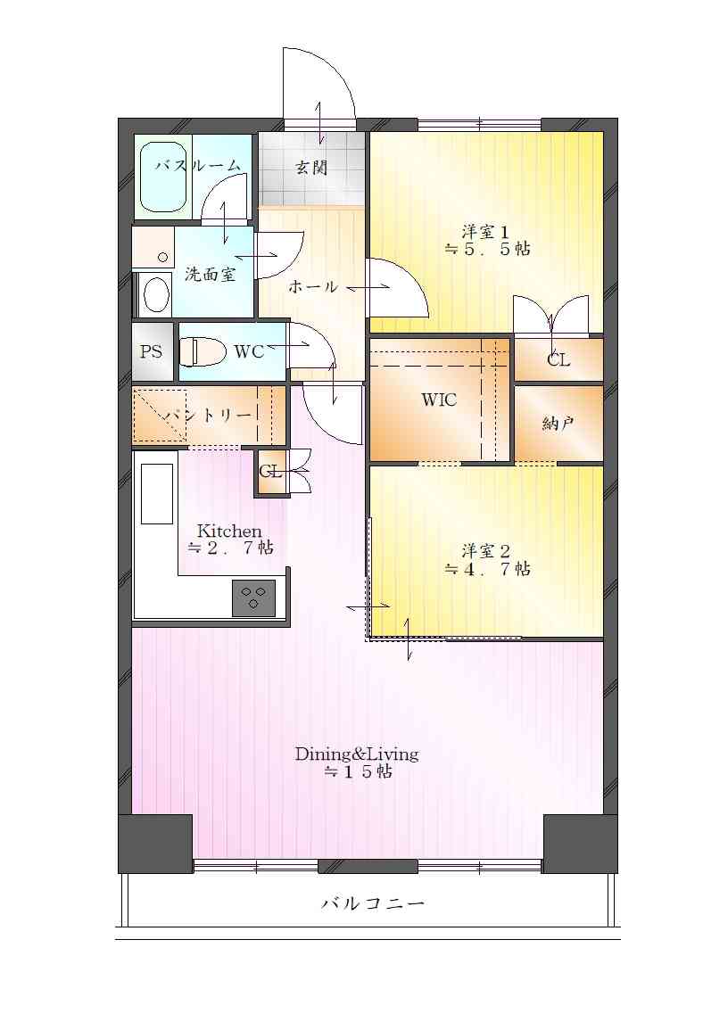 現在の間取り
